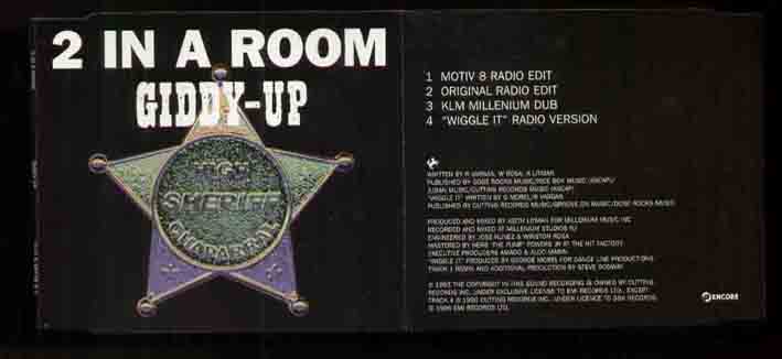 2 In A Room CD