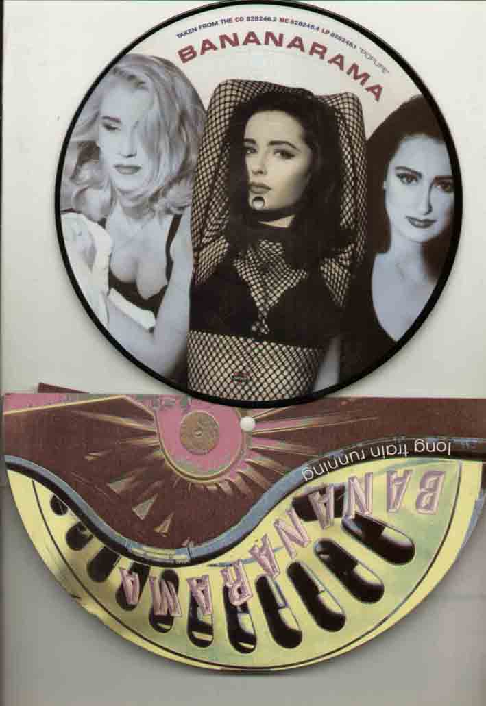 BANANARAMA - LONG TRAIN RUNNING LIMITED PICTURE DISC REVOLVING PACK - 10 inch
