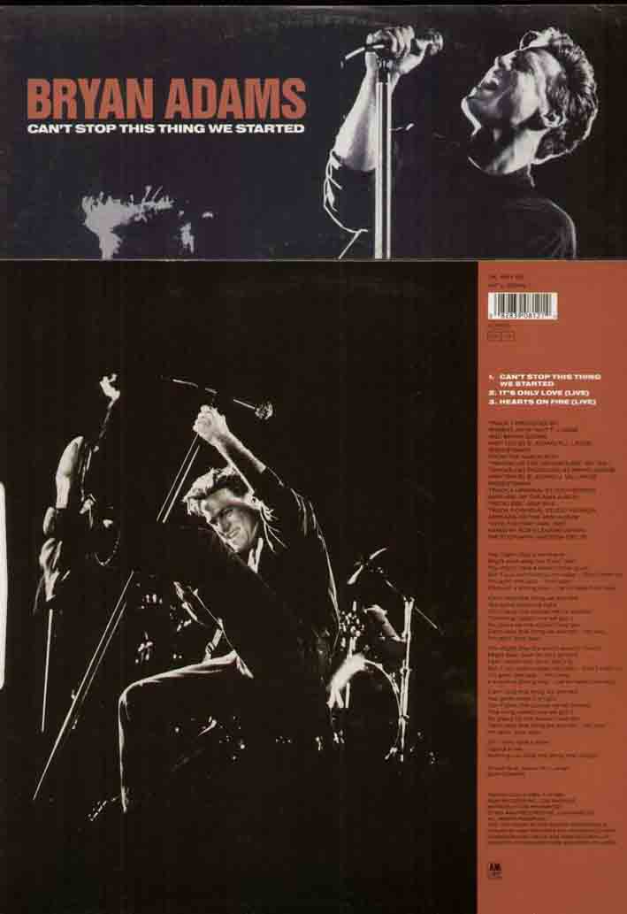 Bryan Adams - Can't Stop This This We Started