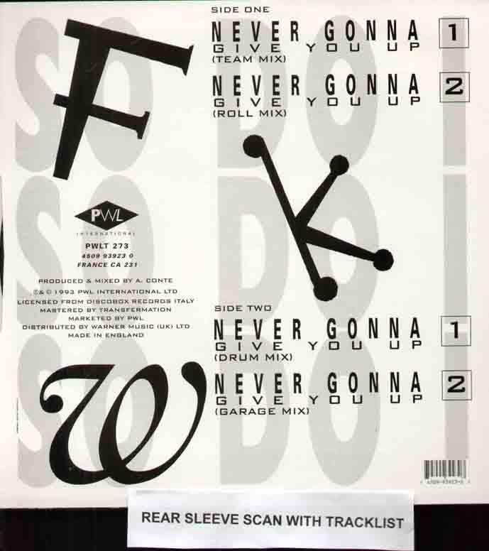 Fkw Never+Gonna+Give+You+Up 12''