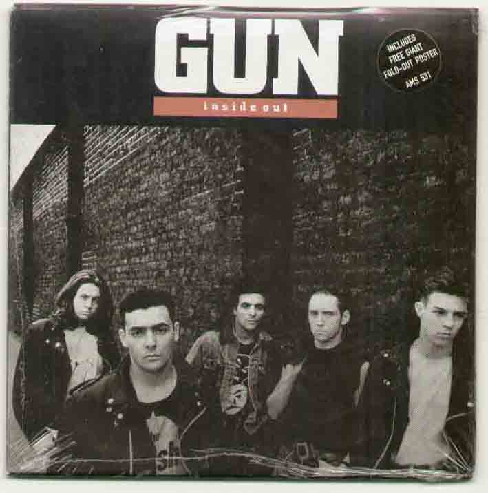 GUN - INSIDE OUT WITH GIANT POSTER - 7inch (SP)