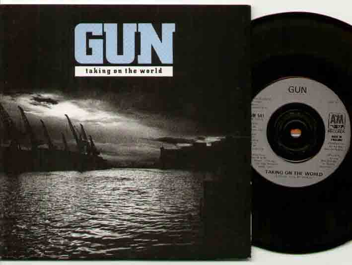 GUN - TAKING ON THE WORLD PICTURE SLEEVE - 7inch (SP)