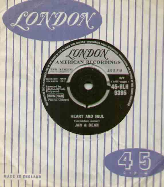 Jan And Dean Heart+And+Soul 7''