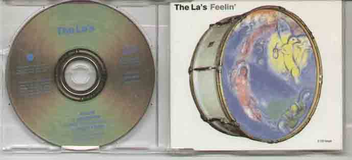 THE LA'S - FEELIN 4 trk original in excellent condition - b/w doledrum / iou / liberty ship - CD