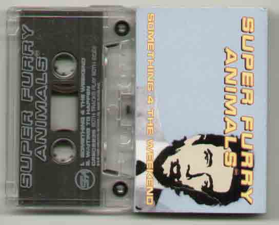 SUPER FURRY ANIMALS - SOMETHING 4 THE WEEKEND 2 TRACK SLIP CASE PICTURE SLEEVE - Tape