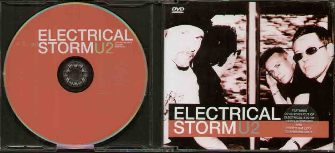 U2 - ELECTRICAL STORM NEW - 4 TRACK DVD VIDEO CIDV808 - DVD