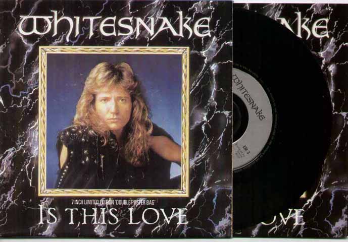 WHITESNAKE - IS THIS LOVE LTD POSTER SLEEVE - 7inch (SP)