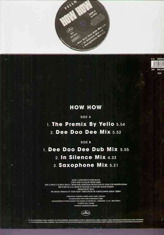 Yello - How How LP