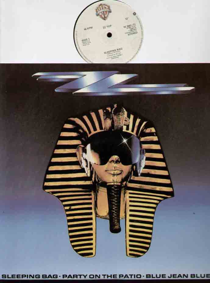 ZZ TOP - SLEEPING BAG 3 TRACK PICTURE SLEEVE W2001T - 12 inch 45 rpm