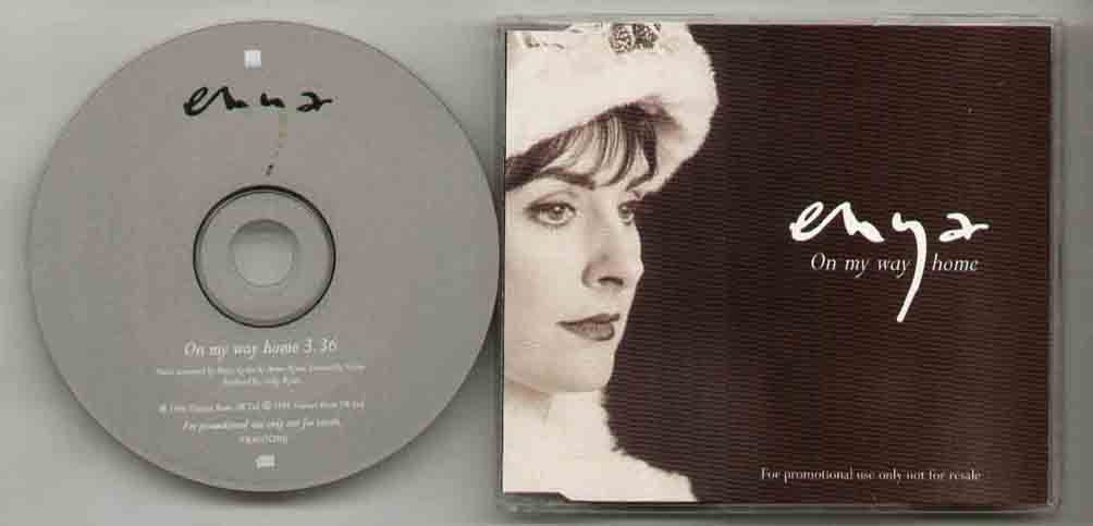 ENYA - ON MY WAY HOME RARE 1 TRK PRMO 3 MIN 36 VERSION - CD