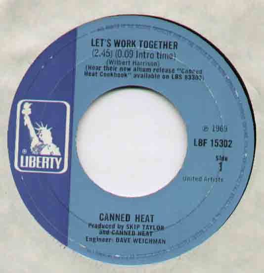 Canned Heat - Let's Work Together CD