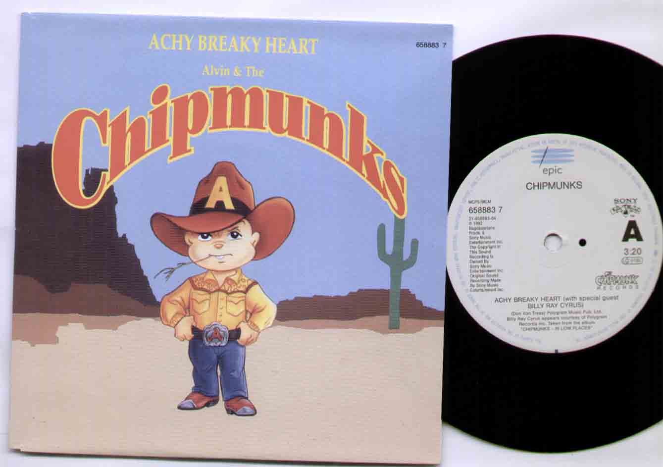 Billy Ray Cyrus / Alvin & The Chipmunks - Achy Breaky Heart LP