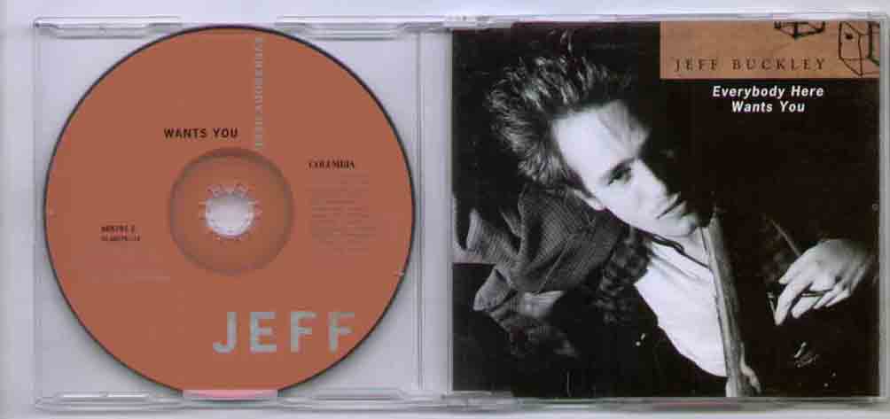 JEFF BUCKLEY - EVERYBODY HERE WANTS YOU UNPLAYED 4 TRK WITH THOUSAND FOLD / ETERNAL LIFE / HALLELIJAH LIVE FROM BAT - CD