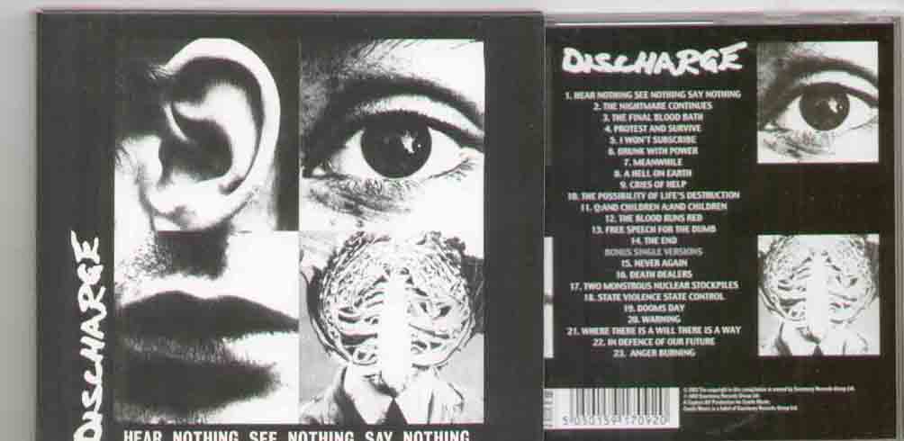 Discharge Hear+Nothing+See+Nothing+Say+Nothing CD