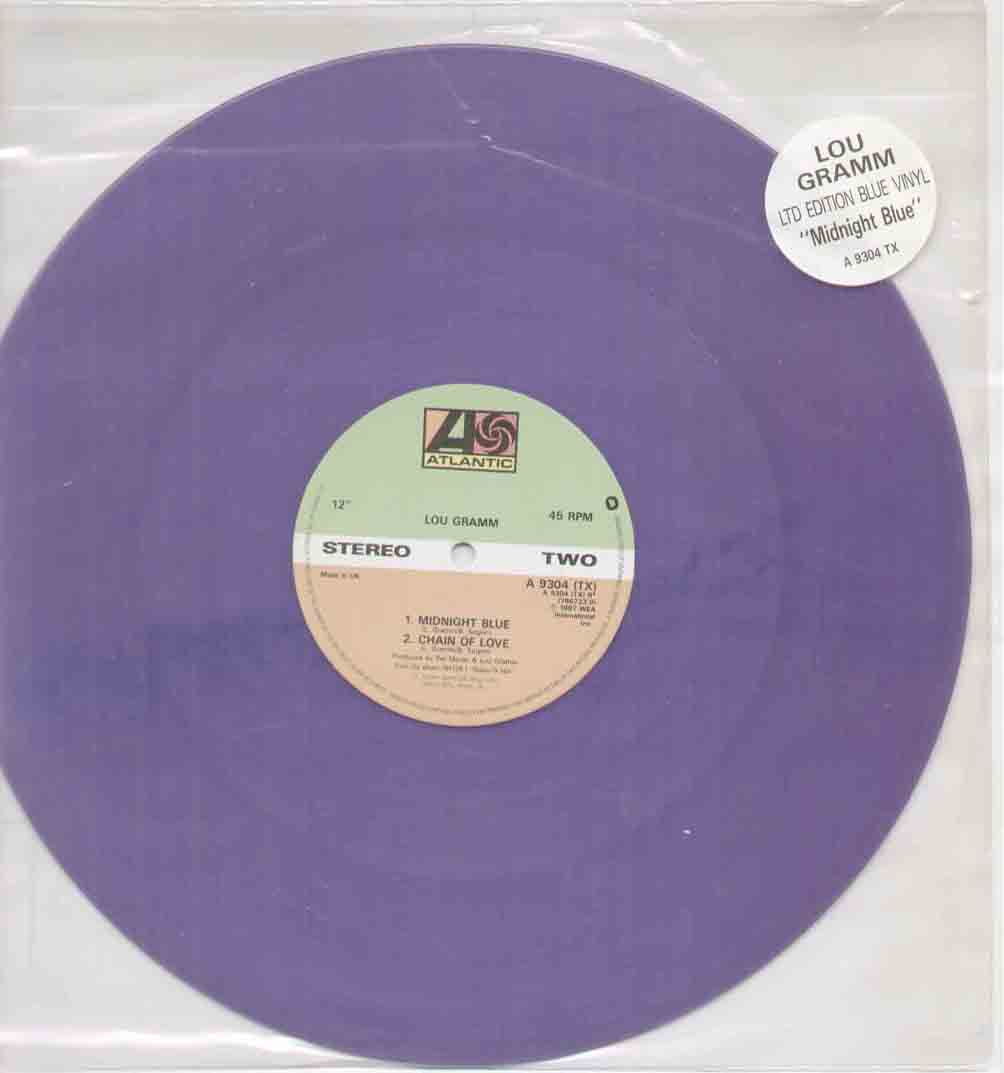 Foreigner / Lou Gramm Midnight Blue 12''