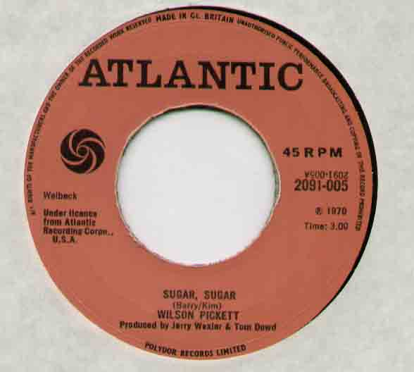 Wilson Pickett Sugar+Sugar 7''