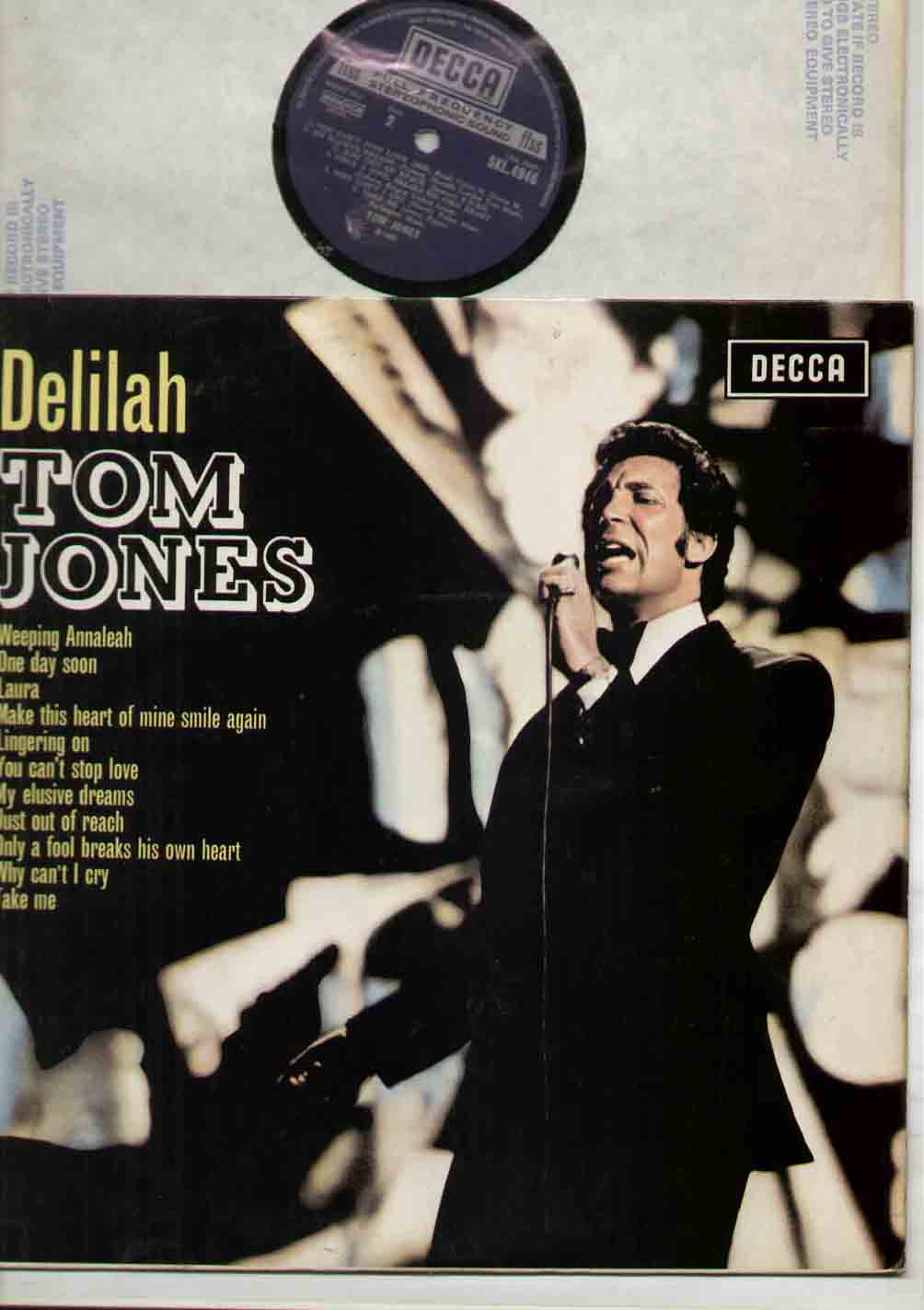 Tom Jones - Delilah Record