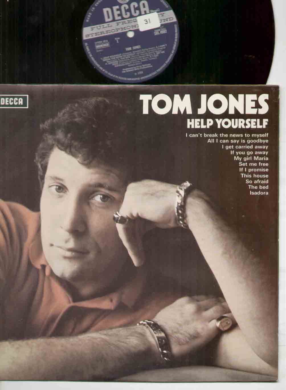 Tom Jones - Help Yourself LP