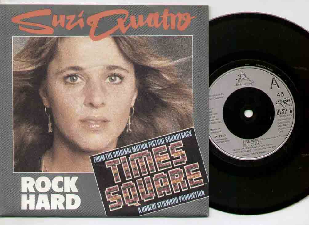 SUZI QUATRO - ROCK HARD UNPLAYED B/W STATE OF MIND DLSP6 - 45T (SP 2 titres)