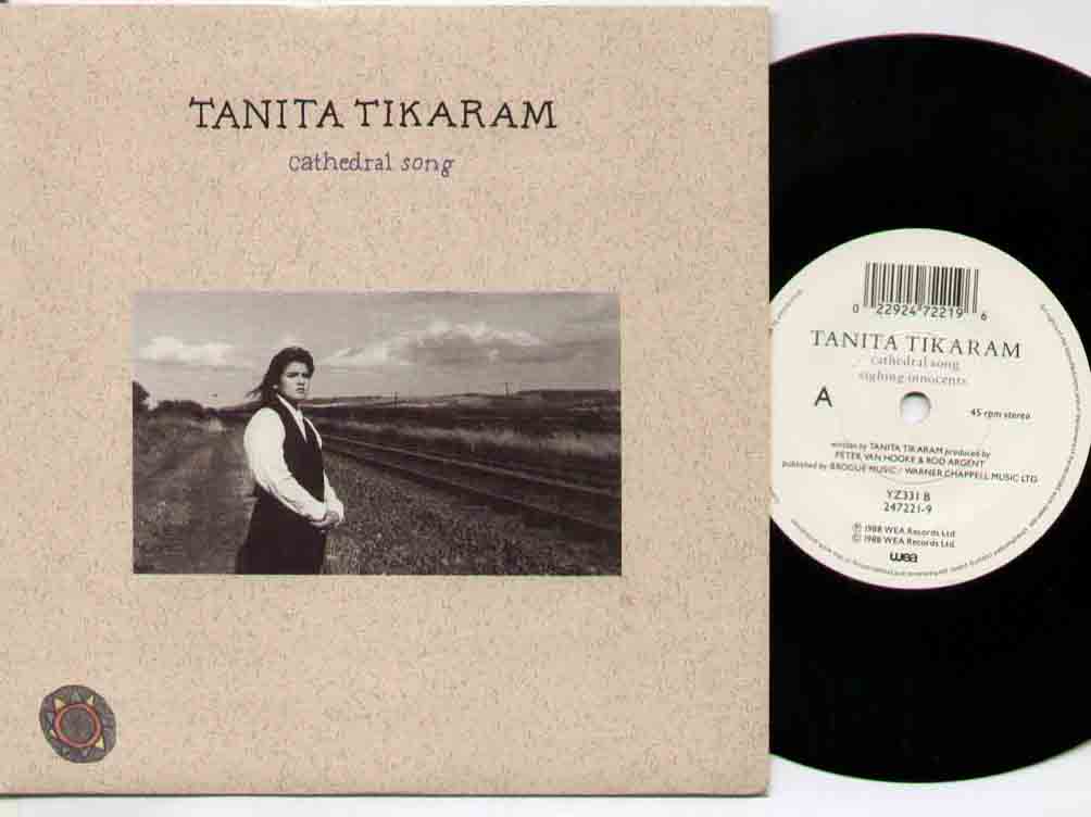 TANITA TIKARAM - CATHEDERAL SONG NEW UNPLAYED B/W SIGHING INNOCENTS - 45T (SP 2 titres)