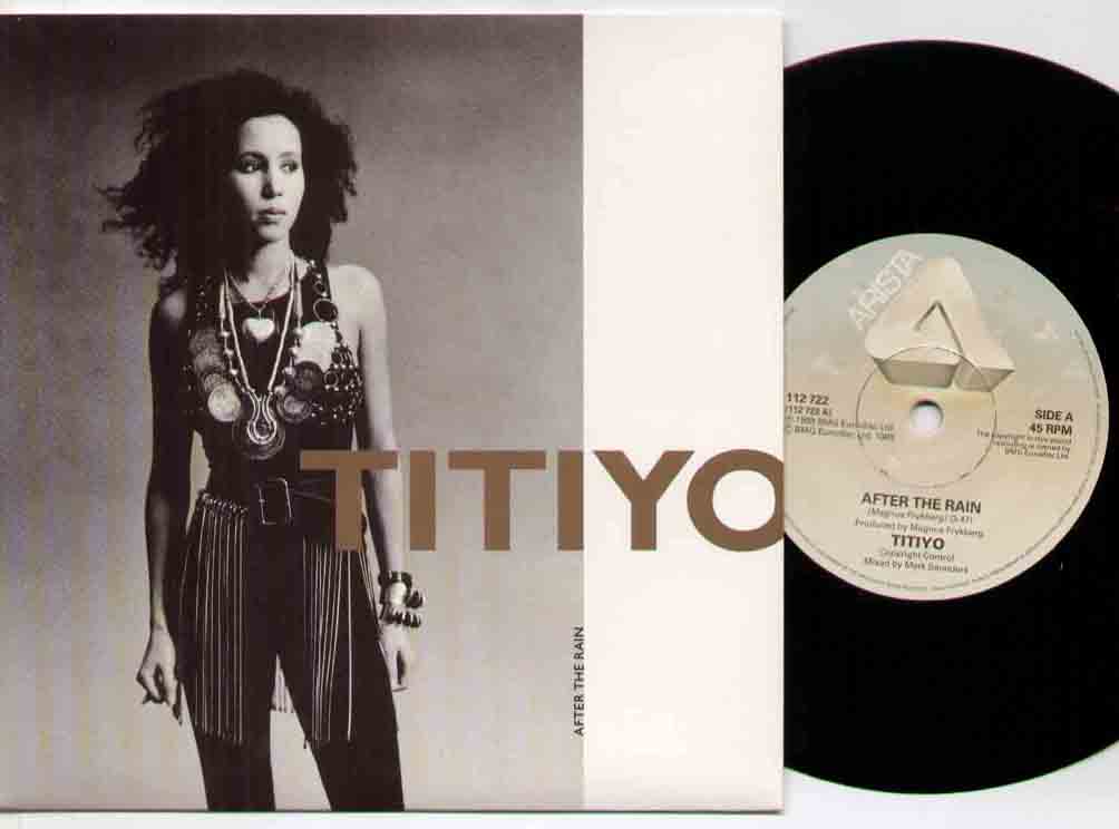 TITIYO - AFTER THE RAIN NEW UNPLAYED B/W AFTER THE RAIN RAGA A PAP FEATURING PAPA DEE - 45T (SP 2 titres)