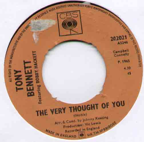 Very Thought Of You listings