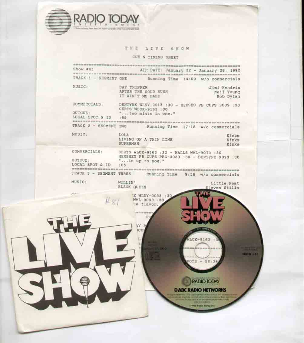 KINKS - LOLA RARE ISSUE 3 TRACKS IN CONCERT 17 MINUTES LIVE ON USA RADIO SHOW - LIVING ON A THIN LINE LOLA - - CD