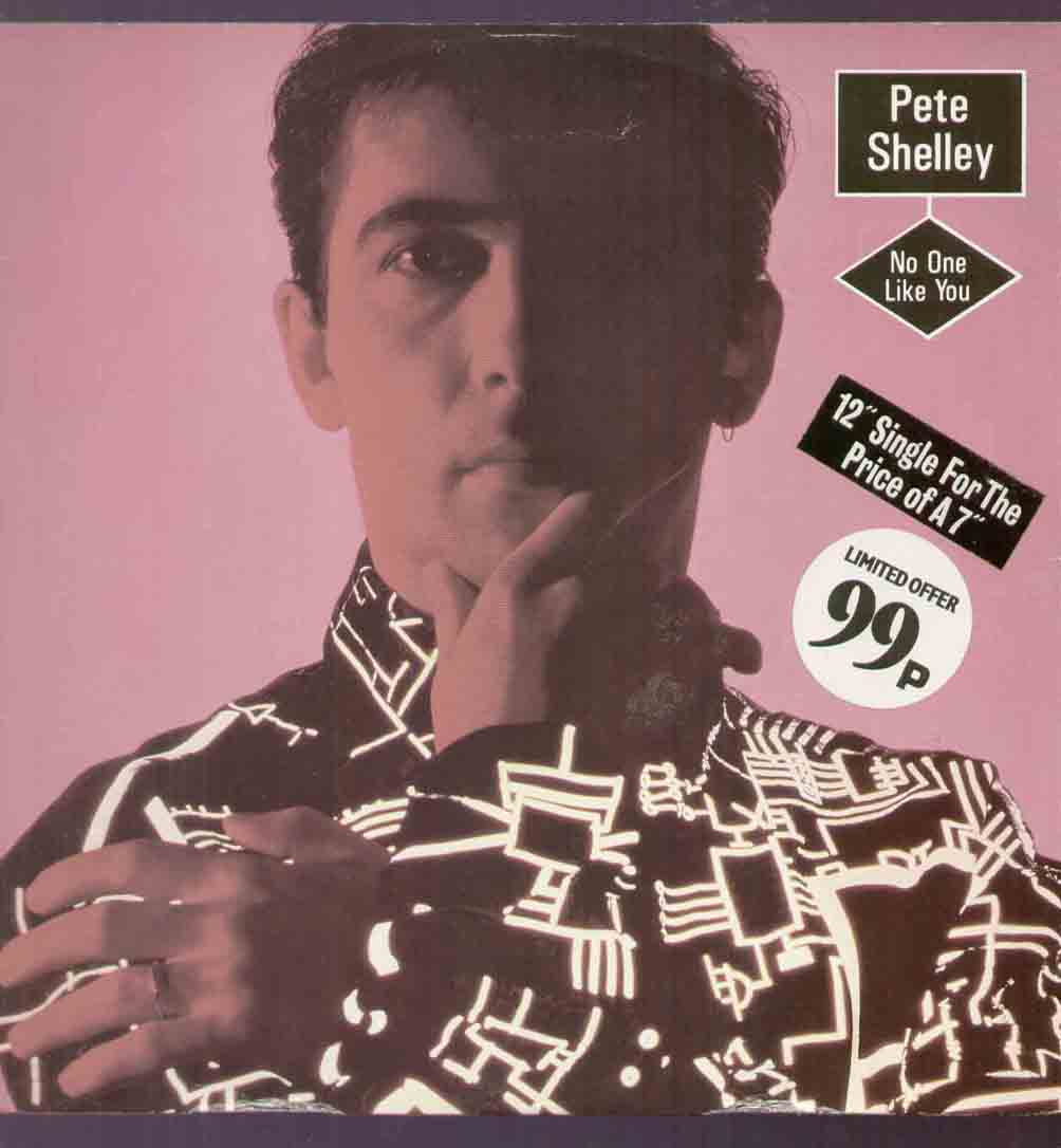 BUZZCOCKS - PETE SHELLY NO ONE LIKE YOU / DISC HAS LIGHT SCUFFS PLAYS OK - 12 inch 45 rpm