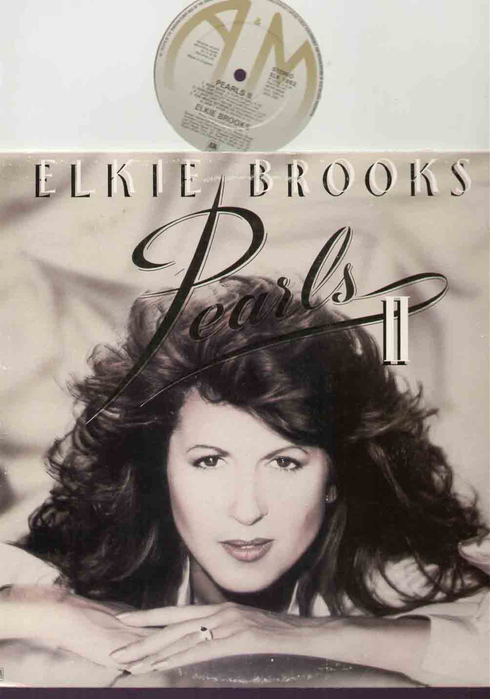 ELKIE BROOKS - PEARLS II 11 TRACK disc near mint sleeve has light ringwear - LP