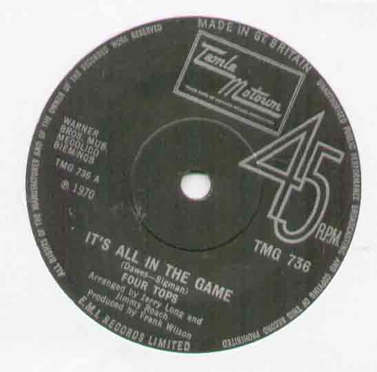 It's All In The Game - Four Tops