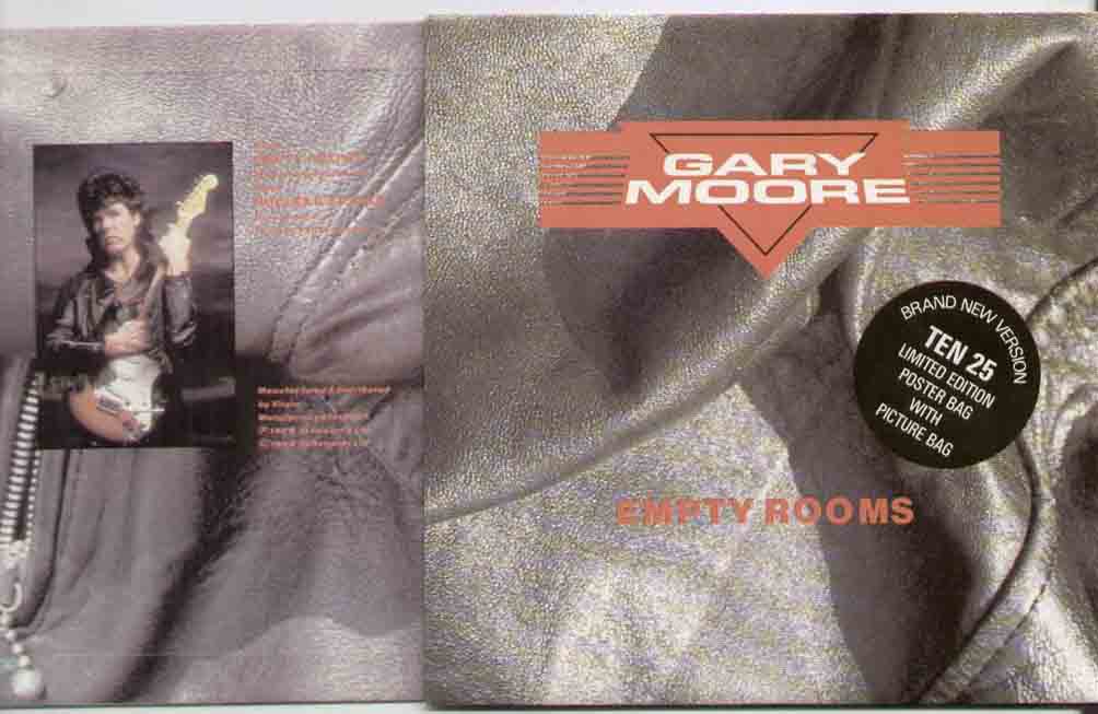 GARY MOORE - EMPTY ROOMS NEW / UNPLAYED LIMITED POSTER SLEEVE - 7inch (SP)