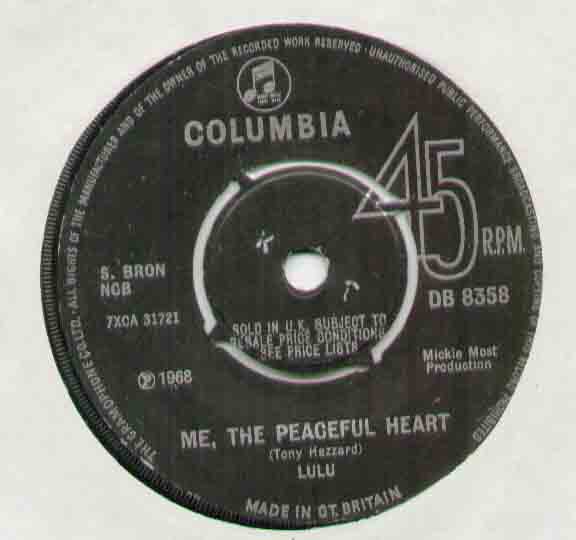 Me The Peaceful Heart - Lulu