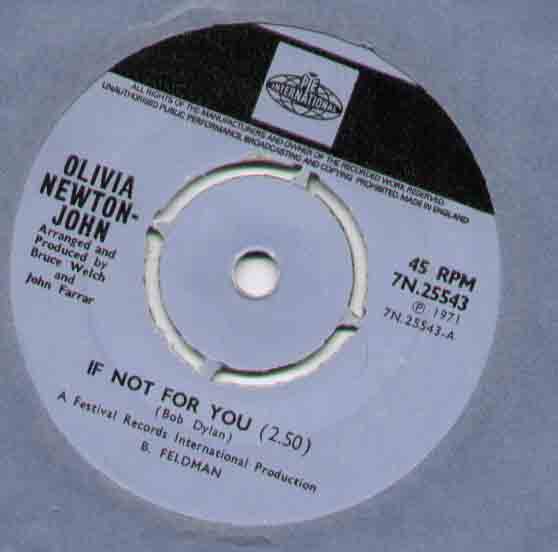 If Not For You - Olivia Newton John