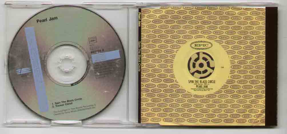 Pearl Jam Spin+The+Black+Circle CD