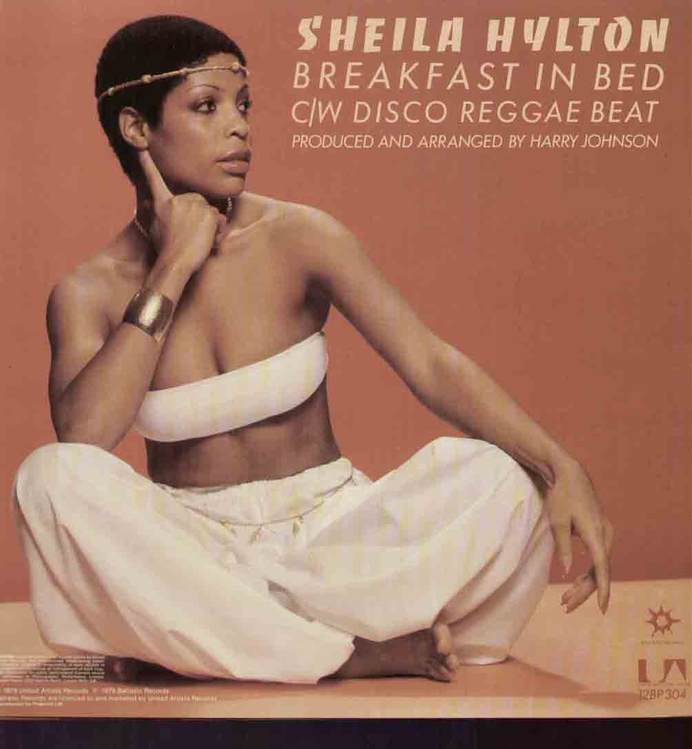 SHEILA HYLTON - BREAKFAST IN BED FUNK DISCO NEW UNPLAYED 1979 6.00 MIN DISCO MIX PICTURE SLEEVE - 12 inch 45 rpm