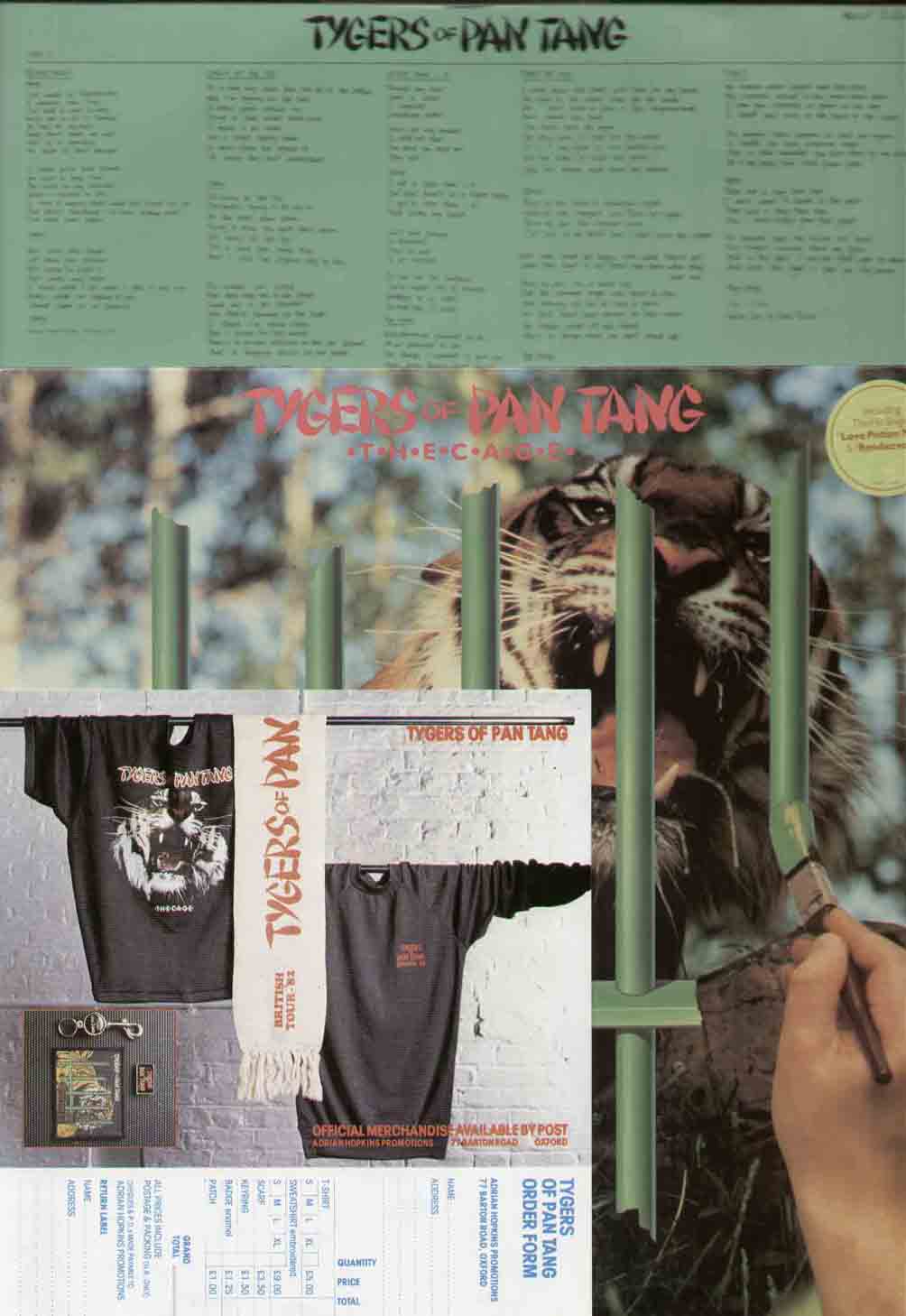 Tygers Of Pan Tang LP