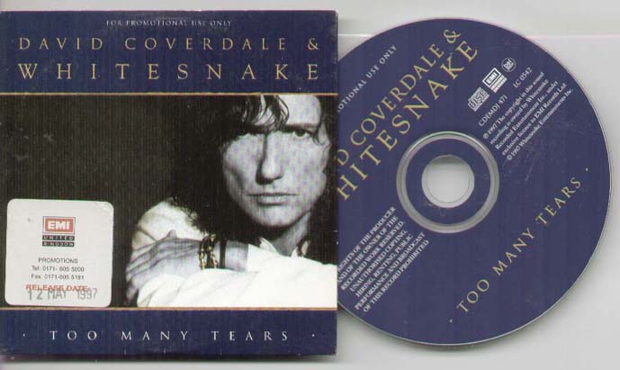 Whitesnake Too+Many+Tears CD