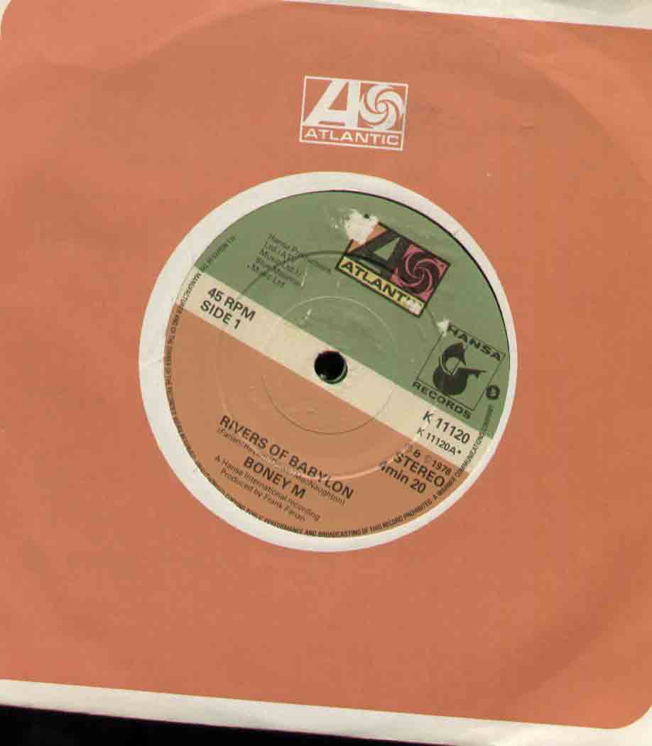 Boney M - Rivers Of Babylon LP