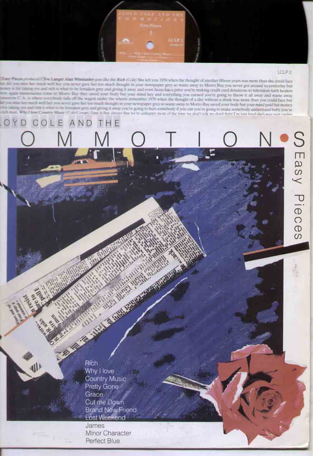 Lloyd Cole Easy+Pieces LP