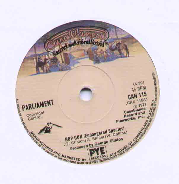 Parliament Bop+Gun 7''