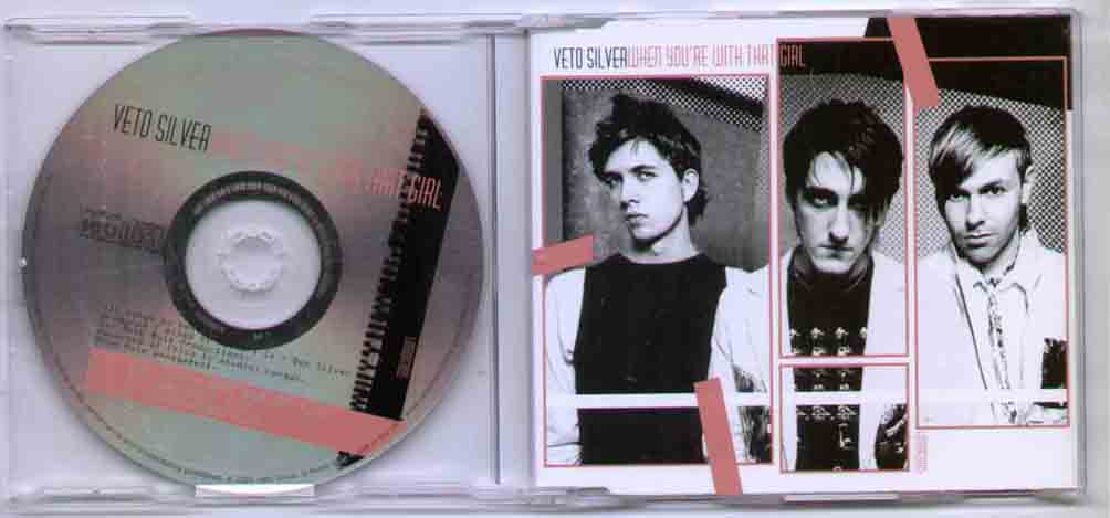 VETO SILVER - WHEN YOU'RE WITH THAT GIRL 2005 mint unplayed 3 track feat communication / lost rhythm train - CD