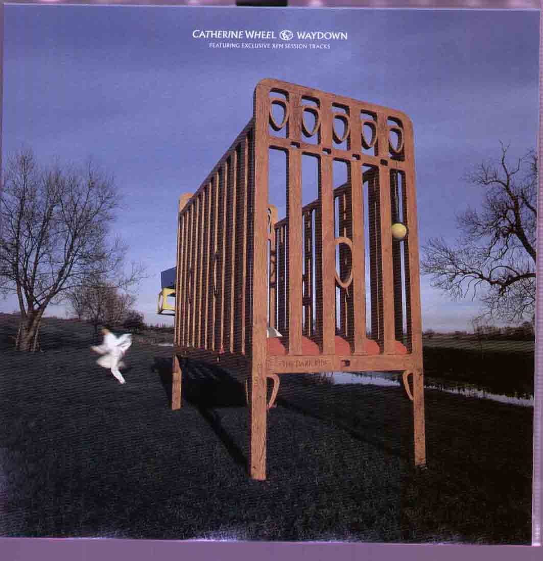CATHERINE WHEEL - WAYDOWN numbered 10 inch vinyl 3 track with crank xfm session / wish you were here xfm session - wit - 25 cm