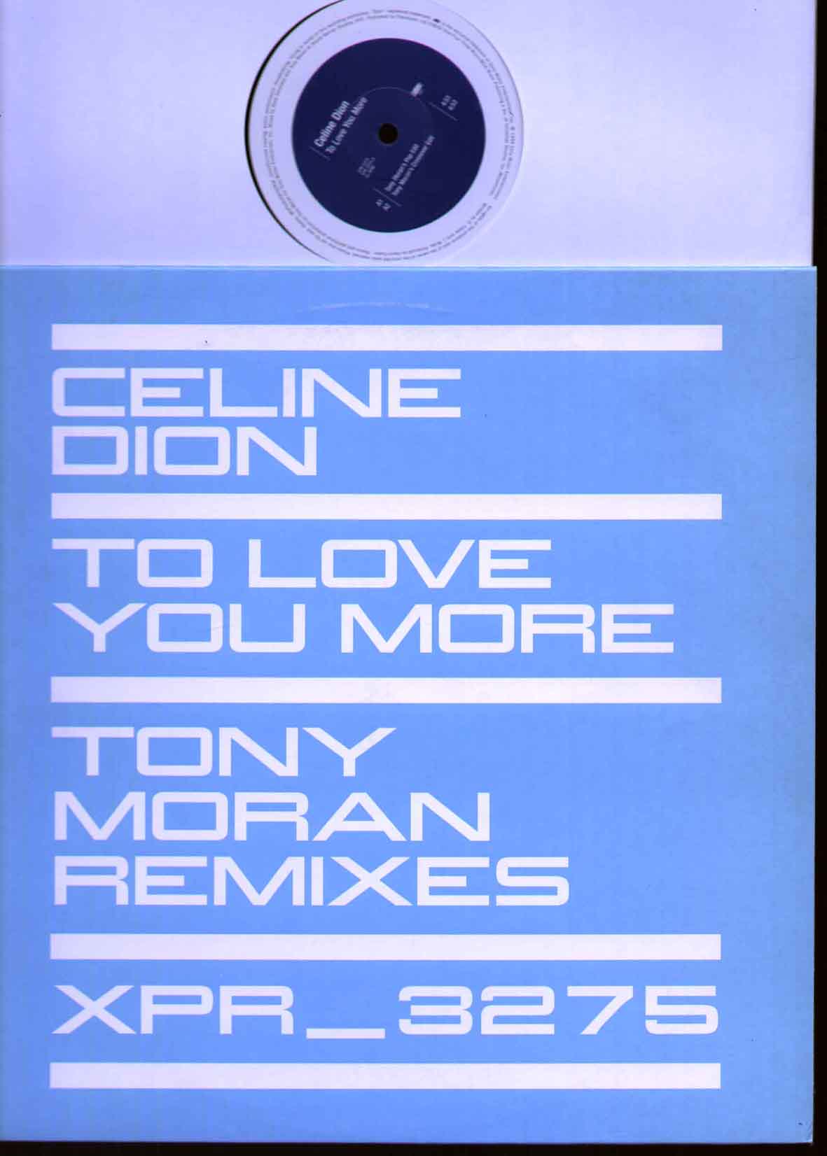 CELINE DION - TO LOVE YOU MORE 1998 RARE 3 TRACK PROMO MINT UNPLAYED WITH TONY MORAN MIXES AND I'LL BE WAITING - Maxi 45T
