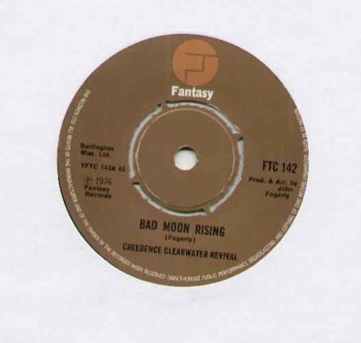 Creedence Clearwater Revival Bad+Moon+Rising 7''